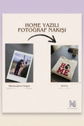 H x M E Yazılı Fotoğraf Nakışı