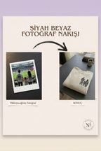 Siyah-Beyaz Formalı Anne-Baba-Çocuk