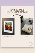 Sarı-Kırmızı Formalı Anne-Baba-Çocuk