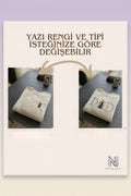 D A D Yazılı Fotoğraf Nakışı