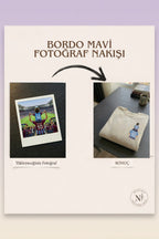 Bordo-Mavi Formalı Baba-Çocuk: Omuzda